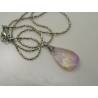 Large Hammered Ametrine Necklace