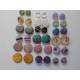 Gemstone Disc Earrings
