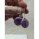 Gemstone Disc Earrings