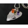 Large Heart Pendant and Cubic Zirconia Necklace