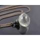 Large Prasiolite Single Drop Necklace