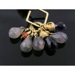 Geometric Labradorite Bracelet