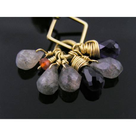 Geometric Labradorite Bracelet