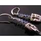 Crystal Earrings with Buddha Face Bead