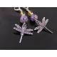 Dragonfly Cat's Eye Earrings