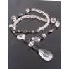 Statement Necklace with large Rock Quartz