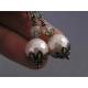 Faceted Pearl Earrings with Czech Beads