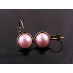 Peach Pearl Earrings