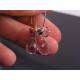 Pink Quartz and Spinel Modernistic Sterling Silver Earrings