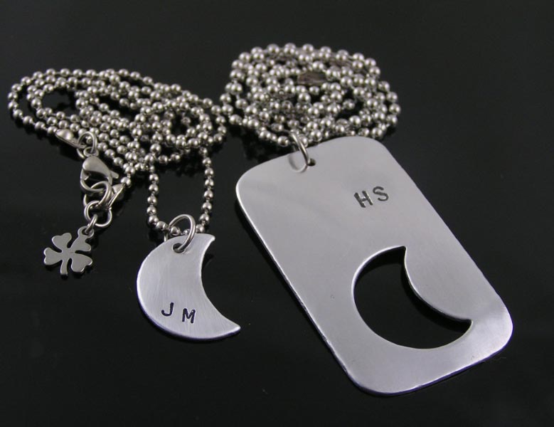 personalised couple necklaces