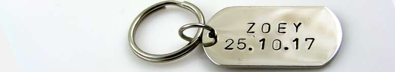 Personalized Key Rings and Jewellery